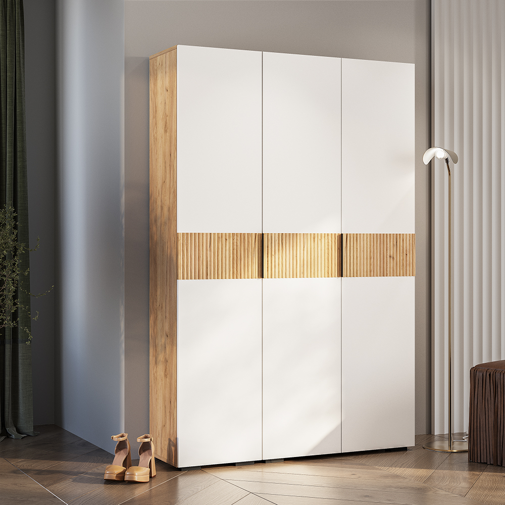 Шкаф 2-х створчатый Сандра ШК-04 крафт/белый, М-27 фото 10