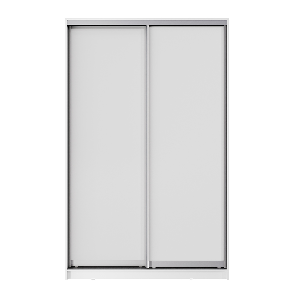 Шкаф-купе Аврора 1500x2400x600 белый/белый ЛДСП фото 1